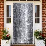 vidaXL Vliegengordijn 90x200 cm chenille zilverkleurig, Verzenden, Nieuw