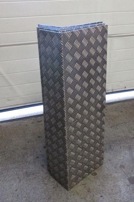 Traanplaat, aluminium, 90 graden hoek , L96 x 17 x 33cm x, Zakelijke goederen, Kantoor en Winkelinrichting | Winkel en Inventaris