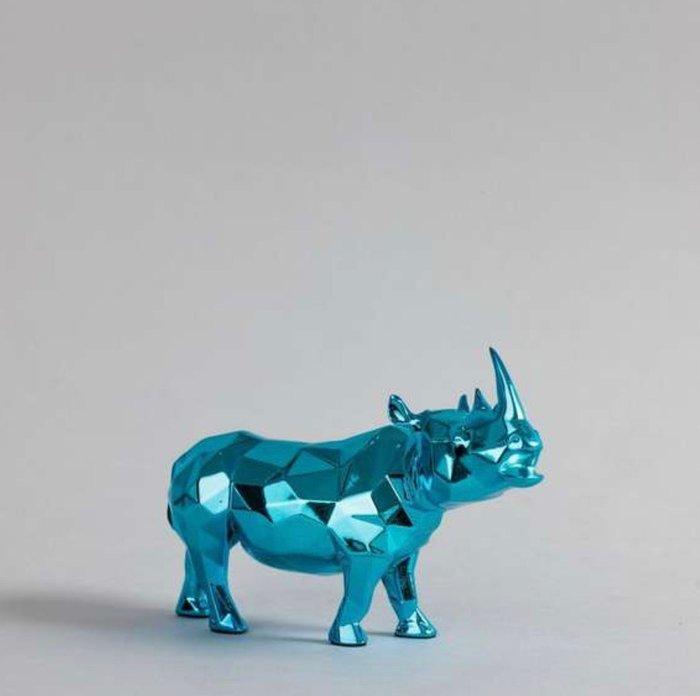 Richard Orlinski (1966) - Rhino Spirit (Azur Edition), Antiquités & Art, Art | Objets design