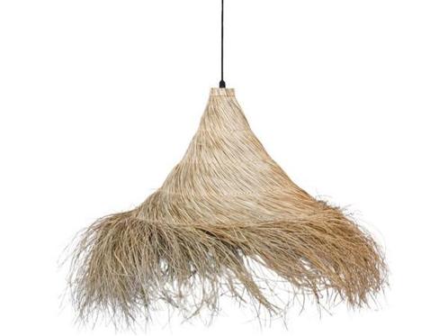 Veiling - Hanglamp BAYU -  Natuurlijk Raffia - Ø 110 cm - H, Huis en Inrichting, Lampen | Hanglampen, Nieuw