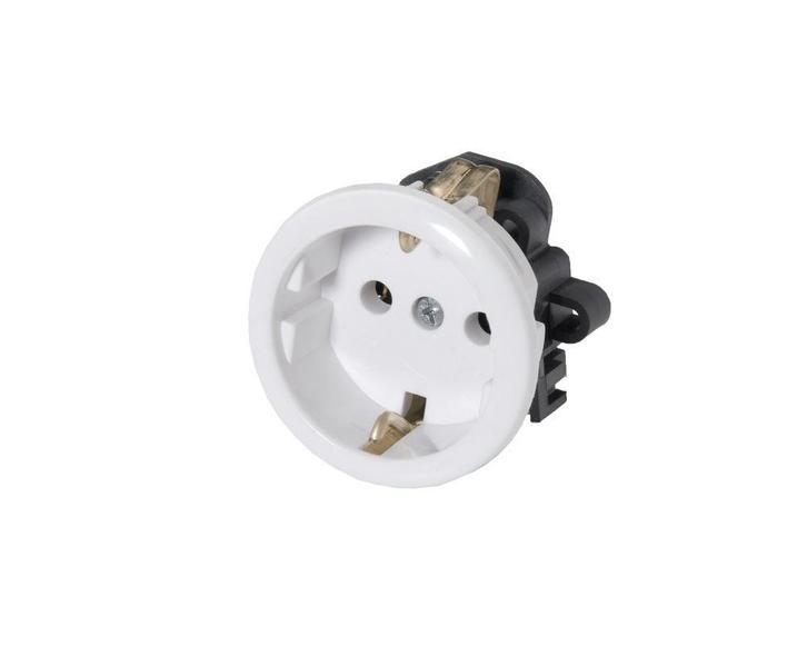 Martin Kaiser 1-Way Inbuilt Device Socket With Shutter Black, Bricolage & Construction, Électricité & Câbles, Envoi