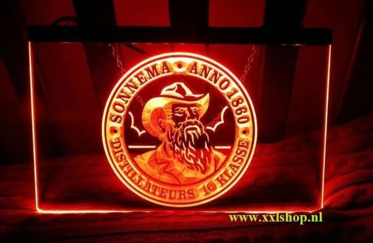 Sonnema neon bord lamp LED verlichting reclame lichtbak bier, Maison & Meubles, Lampes | Autre, Envoi
