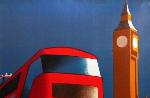 Paul Catherall - Londons New Routemaster Bus Made in the, Antiek en Kunst, Kunst | Tekeningen en Fotografie