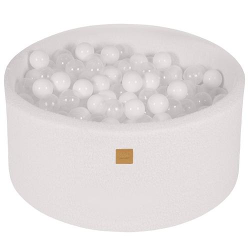 Ballenbak met 300 Wit/Transparante ballen, 90x40cm, Kinderen en Baby's, Speelgoed | Overig, Verzenden