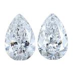 Diamant  (Natuurlijk) Peer  - 1.40 tw. - Gemological, Bijoux, Sacs & Beauté, Pierres précieuses