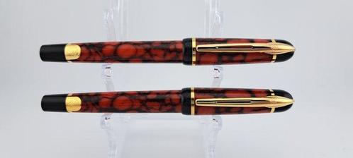 Waterman - Phileas set: fountain pen + ballpoint, marble, Verzamelen, Pennenverzamelingen