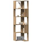 vidaXL Boekenkast 5-laags hoek 50x50x179 cm hout artisanaal, Huis en Inrichting, Kasten | Boekenkasten, Verzenden, Nieuw