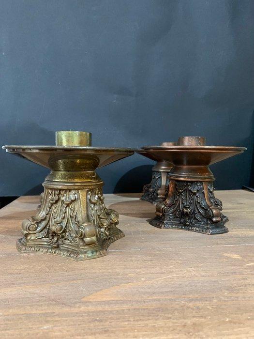 Kandelaar - Koper, Messing - Antichi, Antiek en Kunst, Curiosa en Brocante