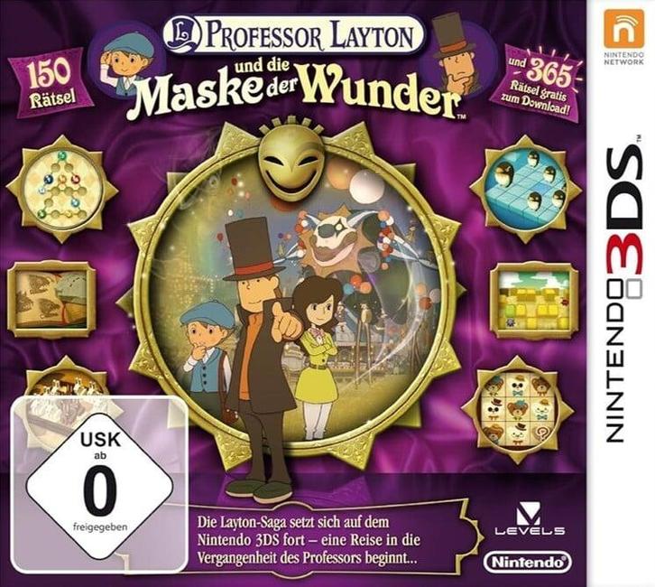 Professor Layton und die Maske der Wunder (German) [Nintendo, Consoles de jeu & Jeux vidéo, Jeux | Nintendo 2DS & 3DS, Envoi