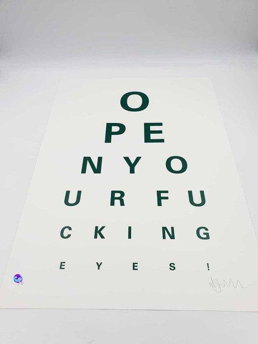 Alex Bucklee (XX-XXI) - Eye Test Save The Forest White, Antiek en Kunst, Kunst | Designobjecten