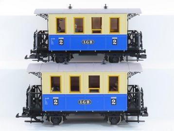 LGB G - Uit startset - Modeltrein personenwagen (2) - 2x