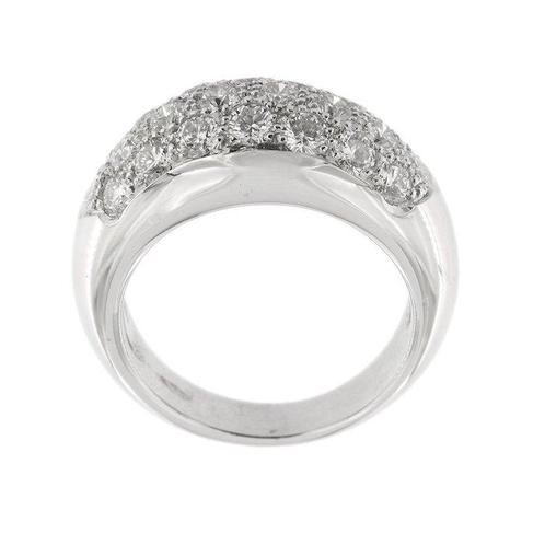 Ring - 18 karaat Witgoud Diamant (Natuurlijk), Handtassen en Accessoires, Ringen