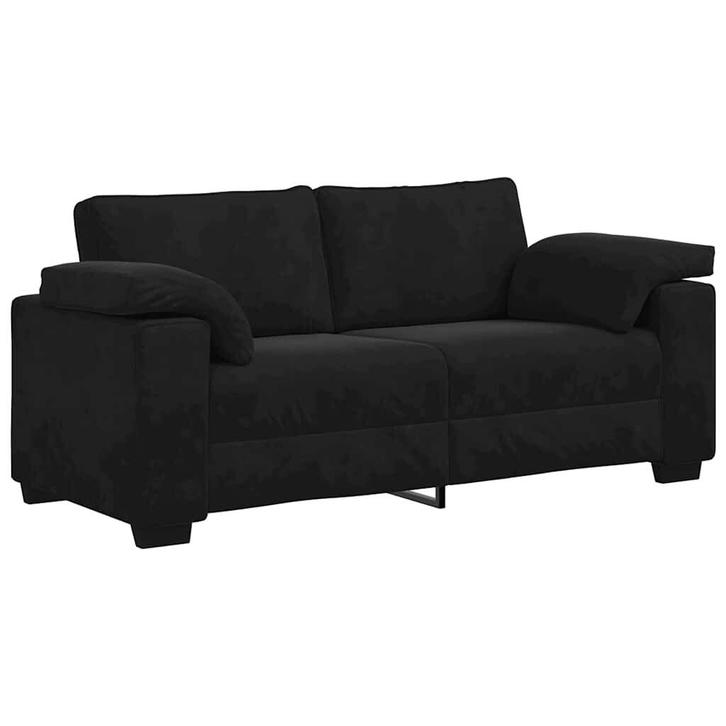 Loveseat bank 140cm zwart | Retour Deal | -40%, Huis en Inrichting, Zetels | Zetels, 150 tot 200 cm, 75 tot 100 cm, Rechte bank