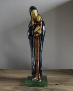Verbeke - Beeld, Maria met Kind - 44 cm - Vlaams Aardewerk, Antiquités & Art, Antiquités | Livres & Manuscrits