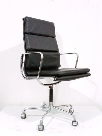 ICF - Charles & Ray Eames - Chaise de bureau - Cuir -