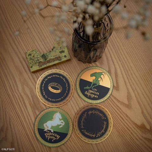 Lord of the Rings Set van Onderzetters (4 stuks), Verzamelen, Lord of the Rings, Ophalen of Verzenden
