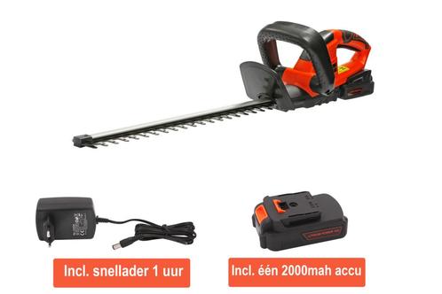 Kibani Accu Heggenschaar – Inclusief 2000 mAh li-ion accu –, Tuin en Terras, Hand-tuingereedschap, Nieuw