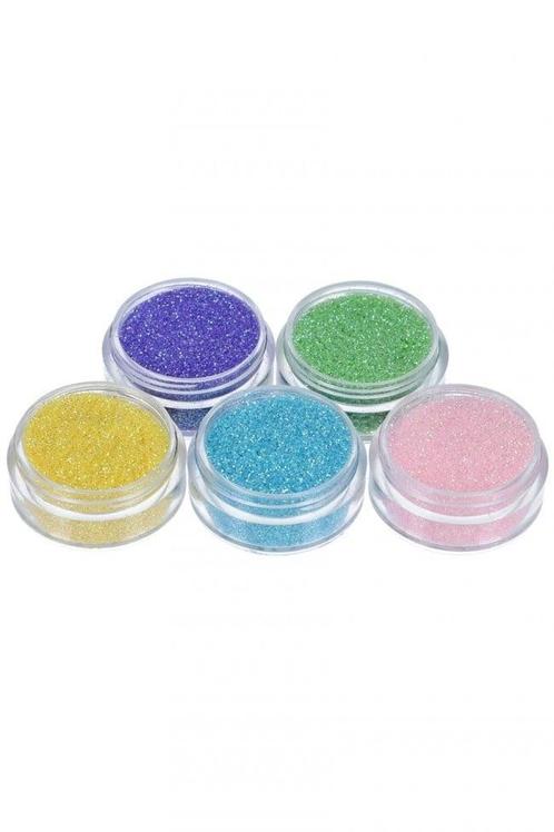 Gekleurde Glitter Tattoo Set Unicorn 5st, Hobby en Vrije tijd, Feestartikelen, Nieuw, Verzenden