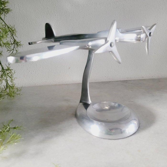 Asbak - Chroom - Grote Vliegtuig Asbak, Antiek en Kunst, Antiek | Wandborden en Tegels
