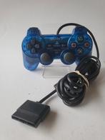 Blauwe Doorzichtige Sony Playstation 2 Controller, Ophalen of Verzenden, Zo goed als nieuw