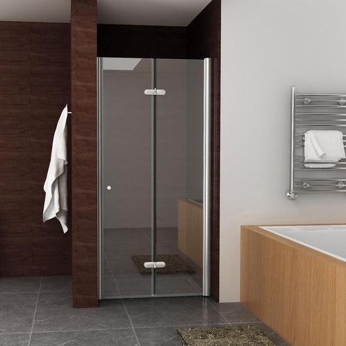 BWS Vouwbare Nisdeur Rechts 90x202 cm 8mm NANO Harmonica, Doe-het-zelf en Bouw, Sanitair, Douche, Nieuw, Ophalen of Verzenden