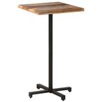 vidaXL Table de bistro Carrée 60x60x110 cm Bois de récupérat