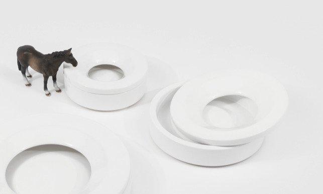 Danese - Angelo Mangiarotti - Asbak - Barbados M - Keramiek, Antiek en Kunst, Antiek | Meubels | Stoelen en Sofa's