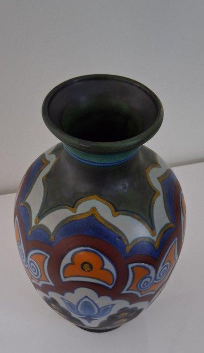 Plateelbakkerij Zuid-Holland - Vaas - Aardewerk - Vaas, Antiek en Kunst, Antiek | Glaswerk en Kristal