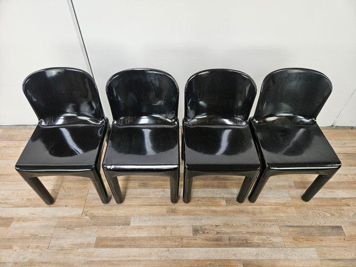 Chaise - Plastique - Quatre chaises vintage des années 1970, Antiek en Kunst, Kunst | Designobjecten