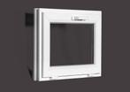 PVC kiep b80xh50 cm Antraciet, Gevelraam of Ruit, Minder dan 80 cm, 80 tot 120 cm, Nieuw