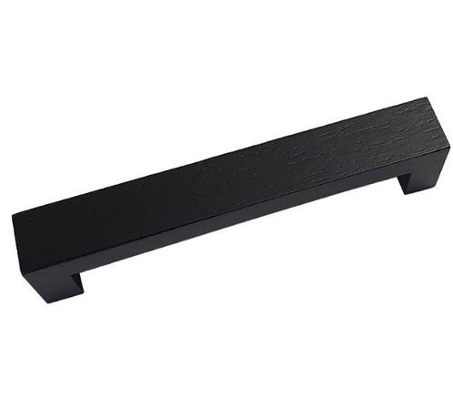 Greep Bench Recht Essen gelakt mat zwart 128 mm, Doe-het-zelf en Bouw, Hang- en Sluitwerk, Klink of Kruk, Nieuw, Overige materialen