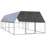 vidaXL Poulailler 3x8x2 m acier galvanisé, Animaux & Accessoires, Verzenden, Neuf