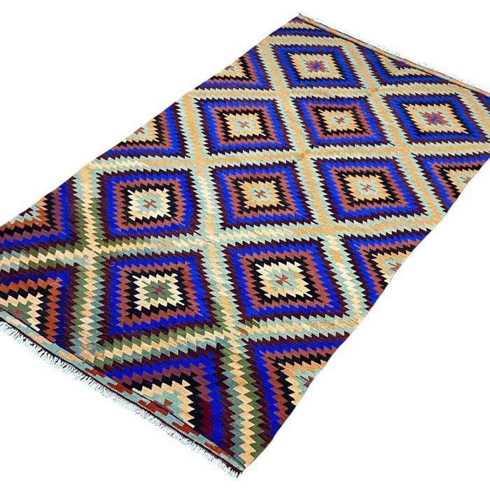 Usak - Vloerkleed - 273 cm - 147 cm - Kleurvol handgeweven, Maison & Meubles, Ameublement | Tapis & Moquettes