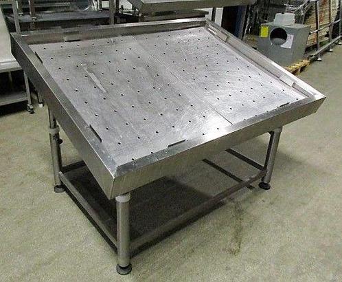 RVS Vistoonbank, Vis vitrine, Display, Tafel 150 x 110 x, Elektronische apparatuur, Koelkasten en IJskasten