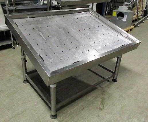 RVS Vistoonbank, Vis vitrine, Display, Tafel 150 x 110 x, Elektronische apparatuur, Koelkasten en IJskasten