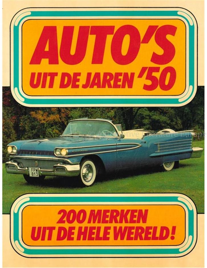 AUTOS UIT DE JAREN 50, Boeken, Auto's | Boeken