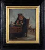 Eugène Auger (XIX) - De Allegorie van de winter, Antiek en Kunst