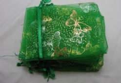 Giftbag organza applegreen golden butterfly 7*9 cm. applegr, Hobby & Loisirs créatifs, Bricolage