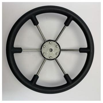 Bieden: Allpa Black Leather Steering Wheel for, Ophalen of Verzenden