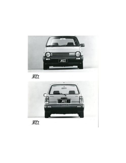 1985 HONDA JAZZ PERSFOTO, Boeken, Auto's | Folders en Tijdschriften