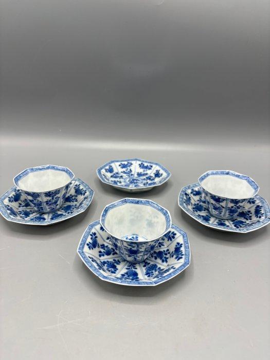 Kop en schotel (7) - Porselein - kop en schotel, Antiquités & Art, Antiquités | Autres Antiquités