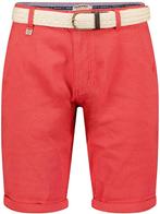 Geographical Norway Chino Bermuda Met Stretch Podex Red, Vêtements | Hommes, Pantalons, Verzenden