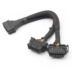 Universele 16 Pins OBD2 Nylon Verleng- Splitterkabel 2-Delig, Verzenden, Nieuw