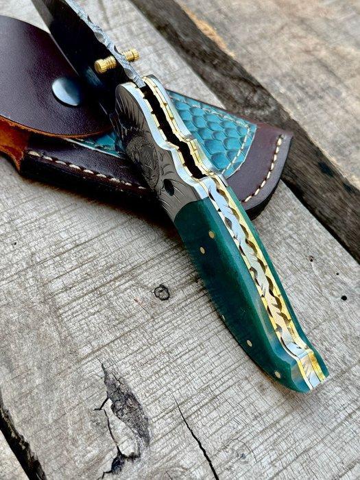 Keukenmes - Keukensmessen - vouwmes - Damascus-mes -, Antiek en Kunst, Antiek | Keukengerei