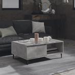 vidaXL Table basse Gris béton 90x60x35 cm Aggloméré, Maison & Meubles, Verzenden, Neuf