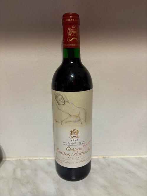 1993 Chateau Mouton Rothschild - Bordeaux, Pauillac 1er, Verzamelen, Wijnen