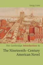 The Cambridge Introduction to the Nineteenth-Ce. Crane, D.., Livres, Crane, Gregg D., Verzenden