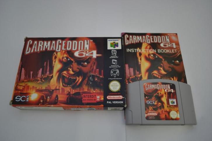 Carmageddon 64 (N64 EUR CIB), Games en Spelcomputers, Games | Nintendo 64