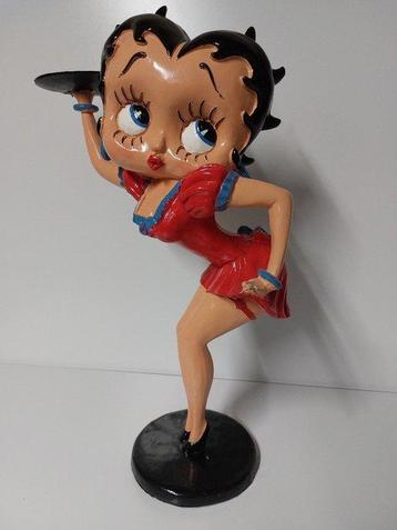 Beeld, 52 cm high statue of Betty Boob in red dress - 52 cm beschikbaar voor biedingen