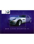 2003 BMW ALPINA ROADSTER V8 INSTRUCTIEBOEKJE ENGELS (USA)